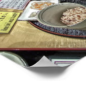 Plastic Food Display - Kyoto Japan Poster (Ecke)