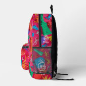 Plastic HAPPY Backpack Bedruckter Rucksack (Rechts)