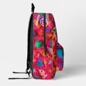 Plastic HAPPY Backpack Bedruckter Rucksack (Links)