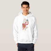 Plastic Man Rubberneck-Pose Hoodie (Vorne ganz)