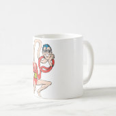 Plastic Man Rubberneck-Pose Kaffeetasse (VorderseiteRechts)