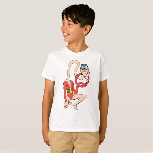 Plastic Man Rubberneck-Pose T-Shirt (Vorne ganz)