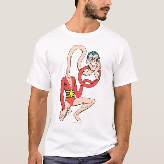 Plastic Man Rubberneck-Pose T-Shirt (Vorderseite)