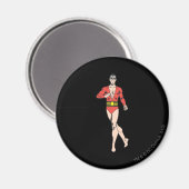 Plastic Man steht aufrecht Magnet (Vorderseite/Rückseite)