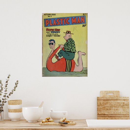 Plastic Man v1 005 Poster (Küche)