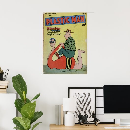 Plastic Man v1 005 Poster (Heimbüro)