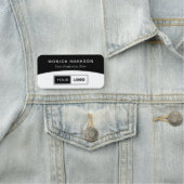 Plastic Name Tag Magnetic Namensschild (Beispiel)