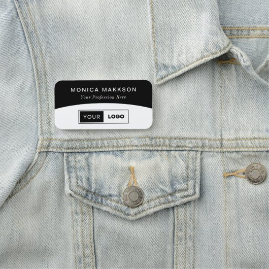 Plastic Name Tag Magnetic Namensschild (Beispiel)