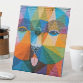 Plastic Pedestal Sign 10"X12" Sockelschild (In Situ)