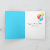 Plastic Psychedelic Abstrakt für Geburtstag Karte (Innenseite)