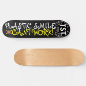 PLASTIC SMILE CANT WORKeboard Skateboard (Horizontal)