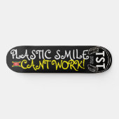 PLASTIC SMILE CANT WORKeboard Skateboard (Horizontal)