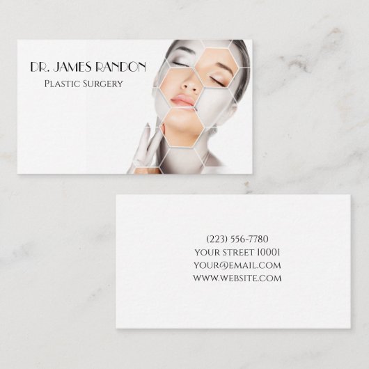 Plastic Surgery Visitenkarte (Vorne/Hinten)