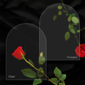 Plastik 5"x7" Leere Hochzeitskur-Tischnummer Acryleinladungen