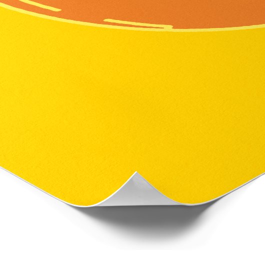 Plastik-Dreirad-Graphic Poster (Ecke)