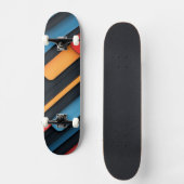 Plastik Farben Skateboard (Vorderseite)