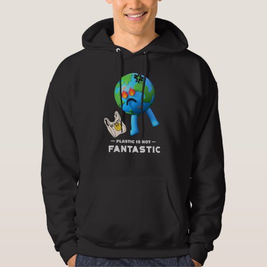 Plastik ist nicht fantastisch - retten Sie den Pla Hoodie (Vorderseite)