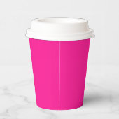Plastik Pink Pappbecher (Rechts)