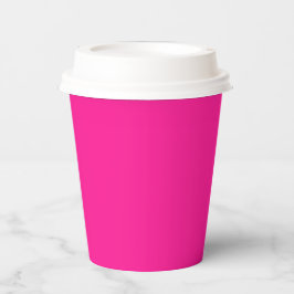 Plastik Pink Pappbecher