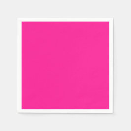 Plastik Pink Serviette