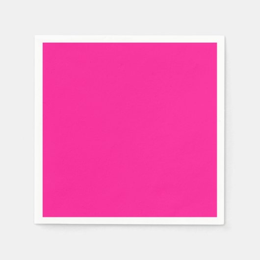 Plastik Pink Serviette (Vorderseite)