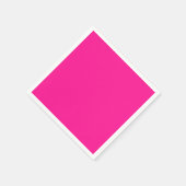 Plastik Pink Serviette (Ecke)