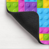 Plastikbau blockiert Muster Mousepad (Ecke)