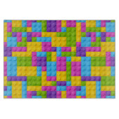 Plastikbau blockiert Muster Schneidebrett (Vorderseite)