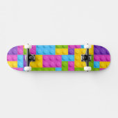 Plastikbau blockiert Muster Skateboard (Horizontal)