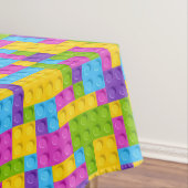 Plastikbau blockiert Muster Tischdecke (Beispiel)
