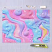 Plastikblase Abstrakt Seidenpapier (Handwerk)