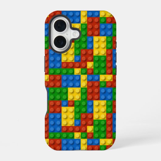 Plastikblöcke iPhone 16 Hülle (Rückseite)