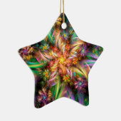 PlastikBlumen-Spirale Keramikornament (Rechts)