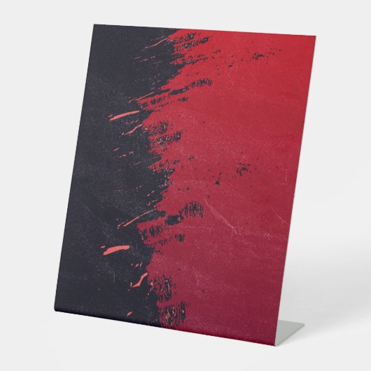Plastikbodenzeichen 10"X12" Sockelschild (Vorderseite)