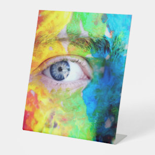 Plastikbodenzeichen 10"X12" Sockelschild