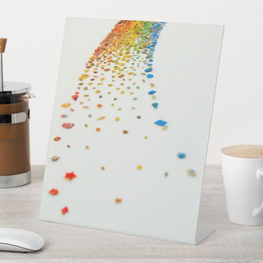 Plastikbodenzeichen 10"X12" Sockelschild (In Situ)