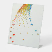 Plastikbodenzeichen 10"X12" Sockelschild (Vorderseite)