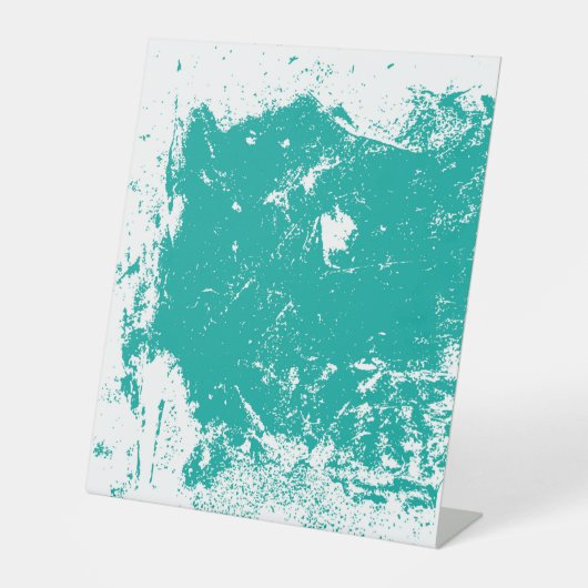 Plastikbodenzeichen 10"X12" Sockelschild (Vorderseite)