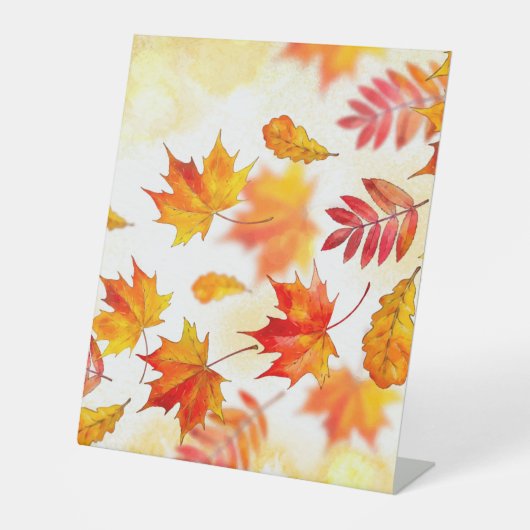 Plastikbodenzeichen 10"X12" Sockelschild (Vorderseite)