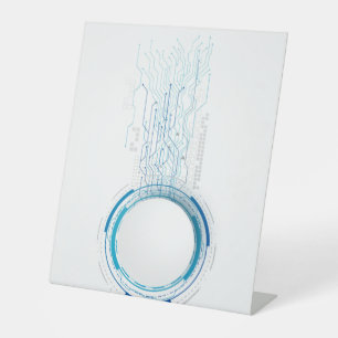 Plastikbodenzeichen 10"X12" Sockelschild
