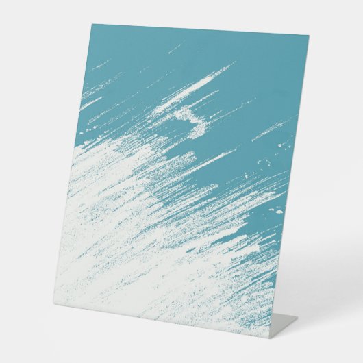 Plastikbodenzeichen 10"X12" Sockelschild (Vorderseite)