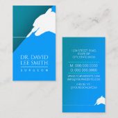 Plastikchirurg / Arzt / Chirurgen Visitenkarte (Vorne/Hinten)