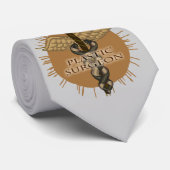 Plastikchirurg caduceus krawatte (Gerollt)