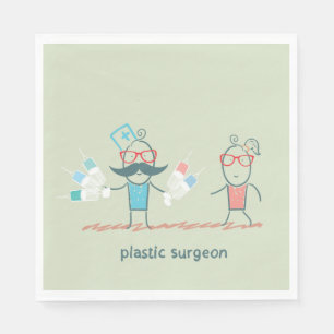 Plastikchirurg Serviette