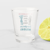 Plastikchirurg, wenn das Leben einem Zitronenmelon Schnapsglas (Rückseite)