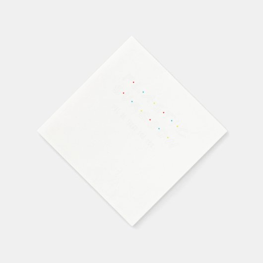 Plastikchirurg wird für Sie Operation Geschenk. Serviette (Ecke)