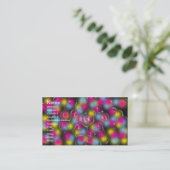 Plastikfarbe Visitenkarte (Stehend Vorderseite)