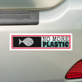 Plastikfisch, Klimawandel Autoaufkleber (Auf Auto)