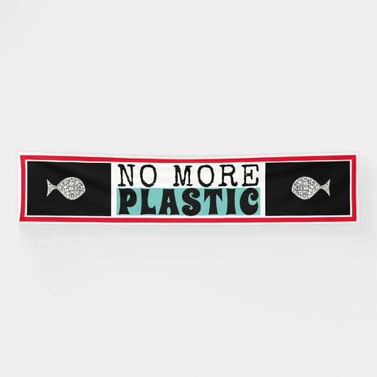 Plastikfisch, Klimawandel Banner (Horizontal)