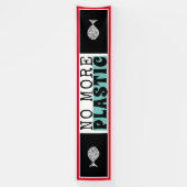 Plastikfisch, Klimawandel Banner (Vertikal)